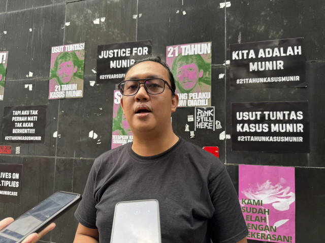 Wakil Koordinator Komisi untuk Orang Hilang dan Korban Tindak Kekerasan (KontraS), Andrie Yunus. Foto: Kumparan.com