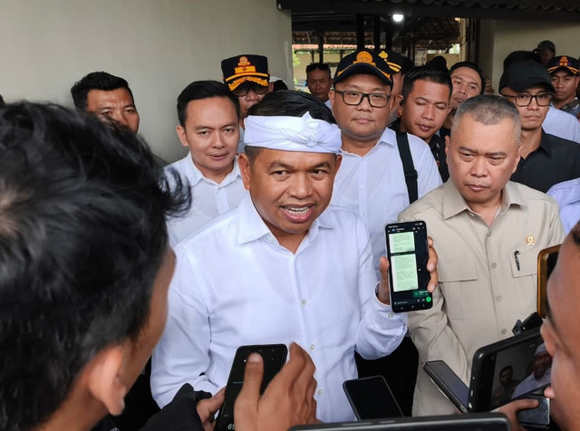 Dedi Mulyadi di Cirebon, Sabtu (14/3/2026). Foto: kumparan