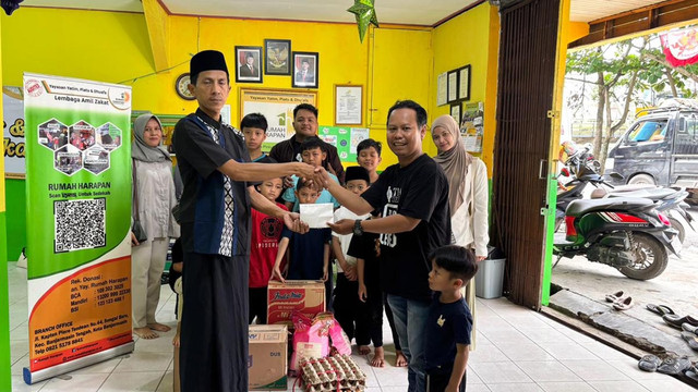 TDA Banjarmasin Salurkan Donasi Ramadan ke Panti Asuhan Rumah Harapan