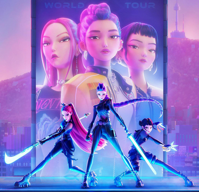 Poster KPop Demon Hunters. Dok. Netflix 
