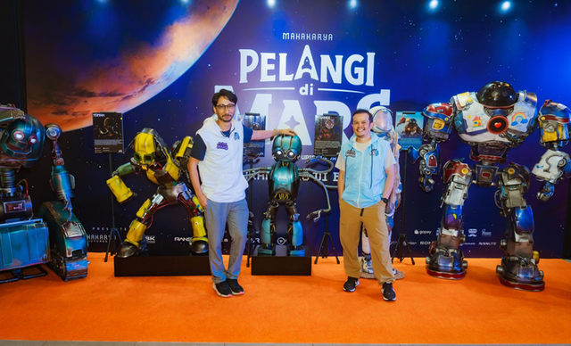 Ilustrasi Cast Film Pelangi di Mars, Foto: Istimewa/kumparanHITS