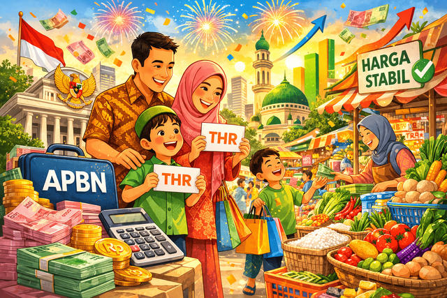 THR sebagai Penggerak Ekonomi dan Penjaga Stabilitas Harga. (Sumber:ChatGPT)