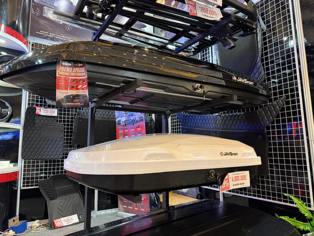 Produk roof box dari Paramount Auto. Foto: Fitra Andrianto/kumparan