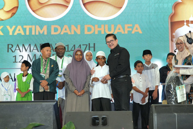 Karyawan PT Freeport Indonesia (PTFI) menggelar acara buka puasa bersama 700 anak-anak yatim dan duafa di Jakarta dan Gresik. Foto: Dok. Freeport Indonesia 