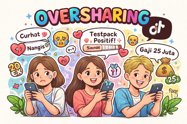 Curhat, gaji, hingga hal privat—semua dibagi, batas pun jadi kabur. Foto: Gemini AI