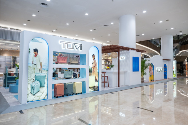 TUMI Hadirkan Mediterranean Escape Pop-Up di Senayan City. Foto: TUMI