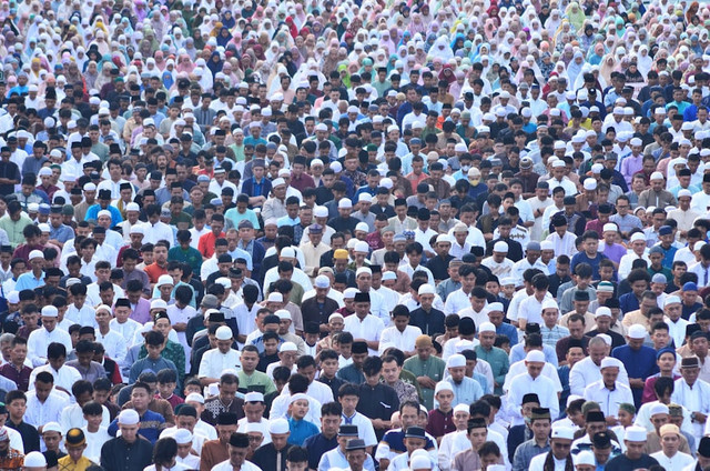 Ilustrasi Sholat Idul Fitri 2026 jam berapa?  Foto: Unsplash/Iqro Rinaldi