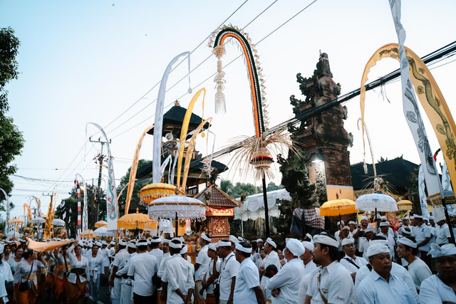 Ilustrasi Ucapan hari raya Nyepi bahasa Bali. Foto: Unsplash.com/Eyestetix Studio