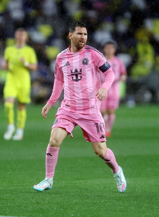 Pemain Inter Miami CF Lionel Messi.