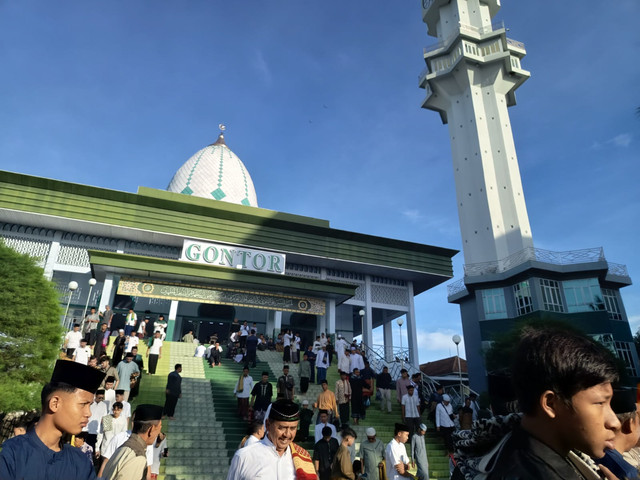 Momen Solat Id di Ponpes Gontor Ponorogo, Jumat (20/3). Foto: Dok. Istimewa