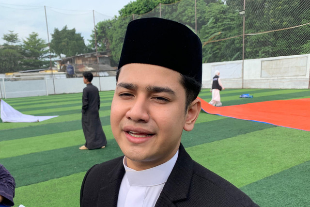 Syakir Daulay ditemui usai melaksanakan salat Idul Fitri 1447 H di Jagakarsa, Jakarta Selatan, Sabtu (21/3/2026). Foto: Vincentius Mario/kumparan