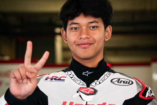 Veda Ega Pratama, pebalap kelas Moto3 Kejuaraan Dunia MotoGP 2026. Foto: Honda Team Asia