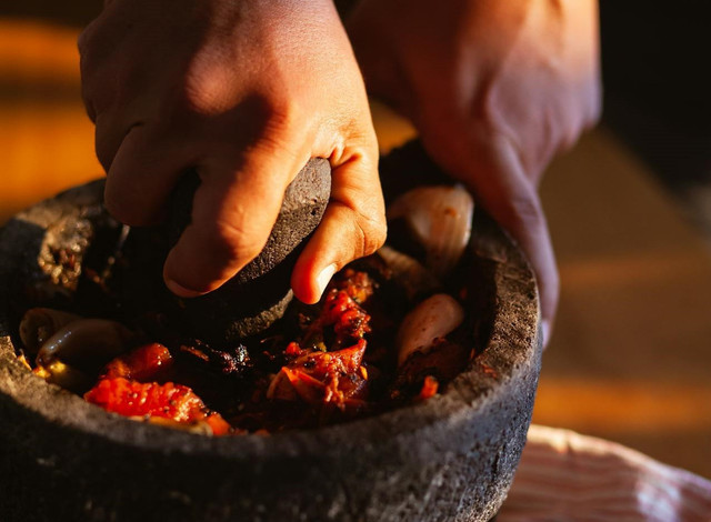 Ilustrasi membahas apakah terasi termasuk makanan fermentasi. Foto: Pexels