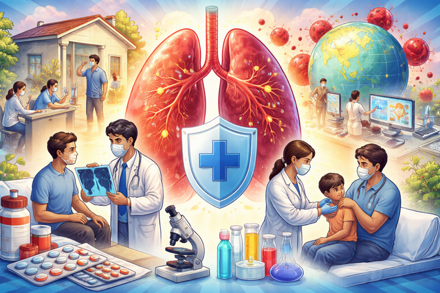 Tuberkulosis masih menjadi tantangan kesehatan global yang serius. Gambar: ChatGPT Image.