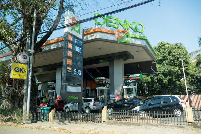 Ilustrasi SPBU di Myanmar. Foto: maodoltee/Shutterstock