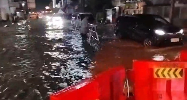 Banjir di Brebes, Jawa Tengah pada Rabu (25/3).  Foto: Dok. BPBD Brebes