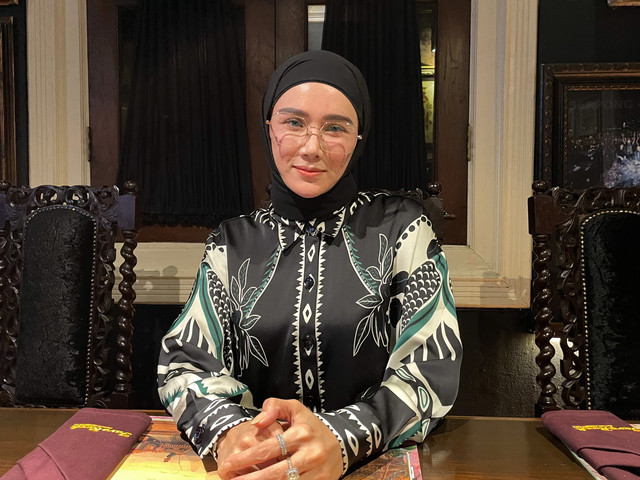 Mulan Jameela saat ditemui di kawasan Jakarta Selatan, Kamis (26/3/2026). Foto: Salsha Okta Fairuz/kumparan