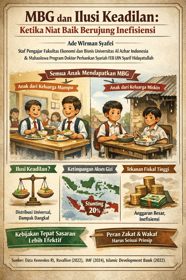 Ilustrasi MBG. Foto: Generated by AI