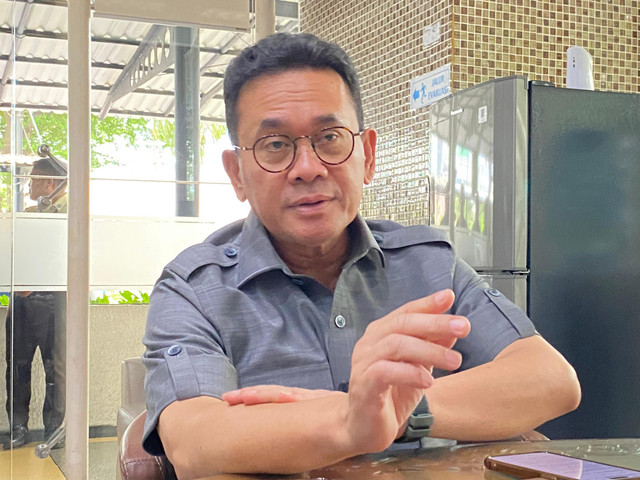 Menteri Perdagangan (Mendag) Budi Santoso, di Kantor Kemendag, Jakarta Pusat, Jumat (27/3/2026). Foto: Muhammad Fhandra/kumparan