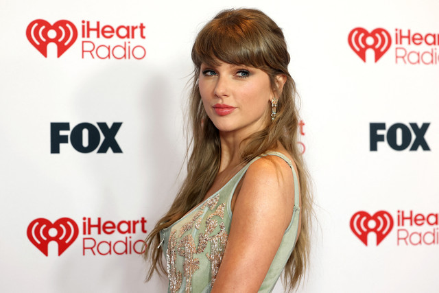 Taylor Swift menghadiri iHeartRadio Music Awards 2026 di Dolby Theatre pada 26 Maret 2026 di Hollywood, California.  Foto: Frazer Harrison/Getty Images/AFP