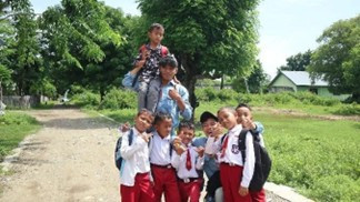 Siswa MIS Arabi (Doc. PENA/Fifin Anggela Prista)