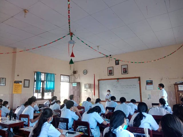 Ilustrasi suasana ujian. Foto Dokumentasi pribadi