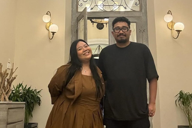 Gita Bhebhita menikah dengan Ganang Aji. Foto: Instagram/@ganangaji_