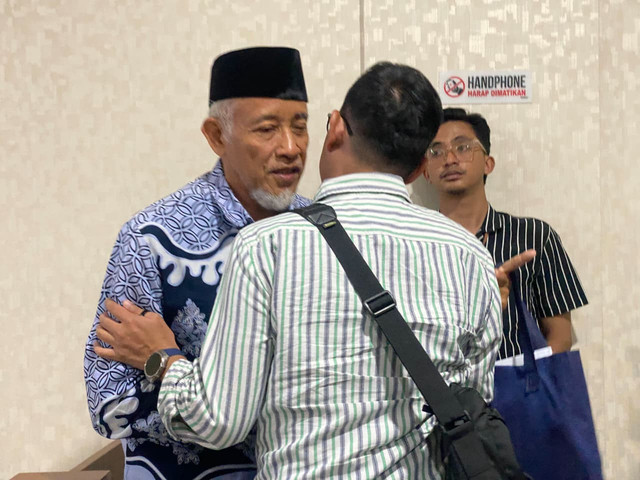 Mantan Bupati Sleman terdakwa kasus korupi Dana Hibah Pariwisata, Sri Purnomo,dalam persidangan yang digelar Jumat (27/3).