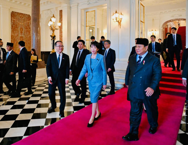 Pertemuan Presiden Prabowo Subianto dengan PM Jepang Sanae Takaichi di Istana Akasaka, Tokyo. Foto: Laily Rachev - Biro Pers Sekretariat Presiden
