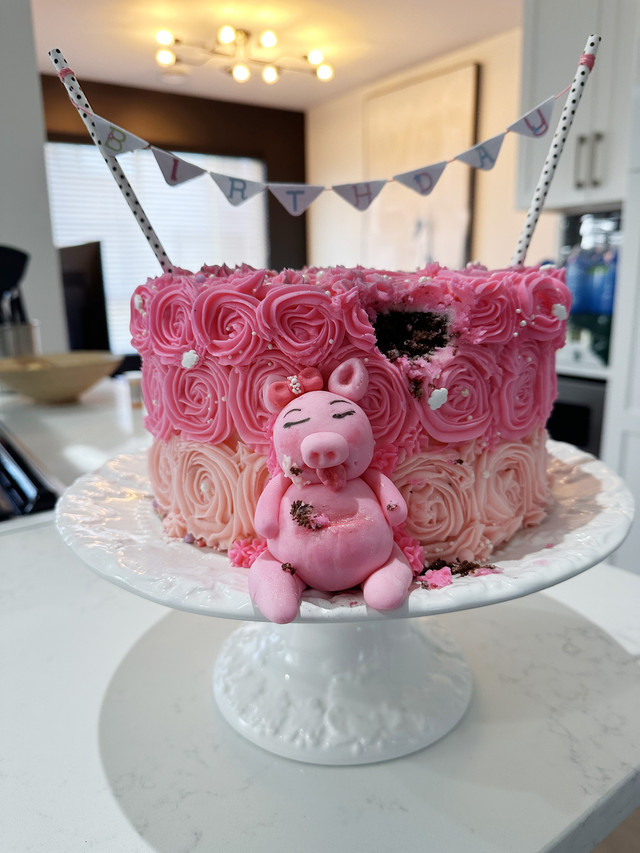 Pretty in Pink Pig Cake. Foto: Blackline Solutions/Shutterstock