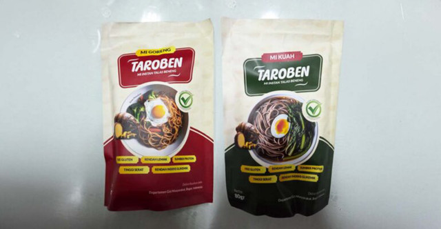 Inovator IPB University, Prof Ahmad Sulaiman kembangkan mi taroben, mi non-gluten dengan indeks glikemik rendah. Foto: Dok. IPB