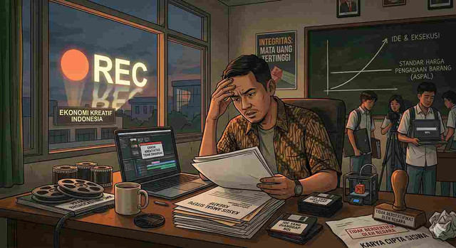 Ilustrasi dibuat menggunkan AI