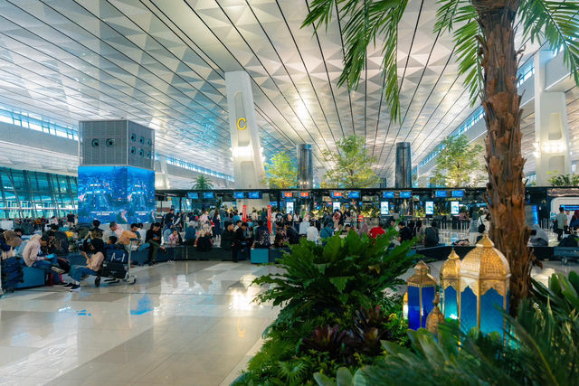 Bandara Soekarno-Hatta yang mengalami pengingkatan jumlah pemudik Lebaran 2026. Foto: Dok. InJourney