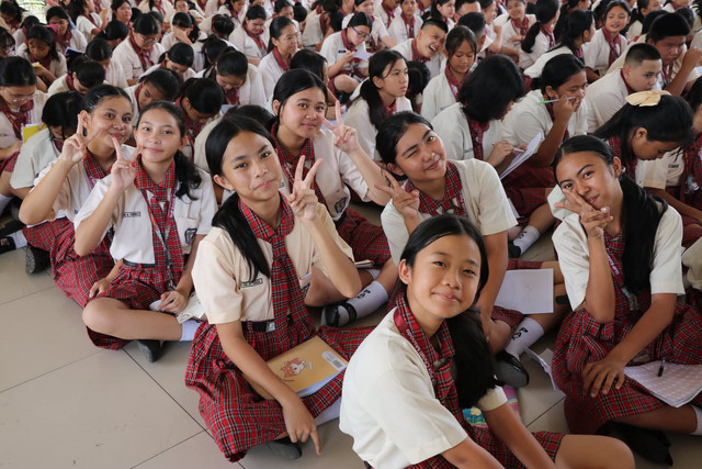 Penampilan siswa tanpa make up. Sumber foto dokumentasi pribadi