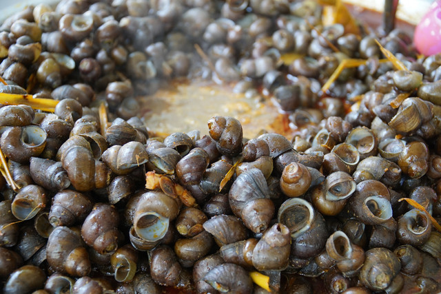 Ilustrasi olahan keong sawah atau tutut. Foto: dudi hernowo/Shutterstock