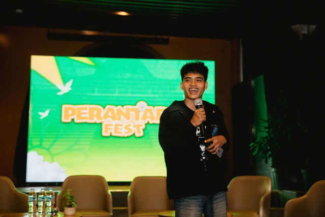 Konferensi pers Perantara Fest 2026 di ARTOTEL Suites Bianti Yogyakarta, Rabu (1/4). 