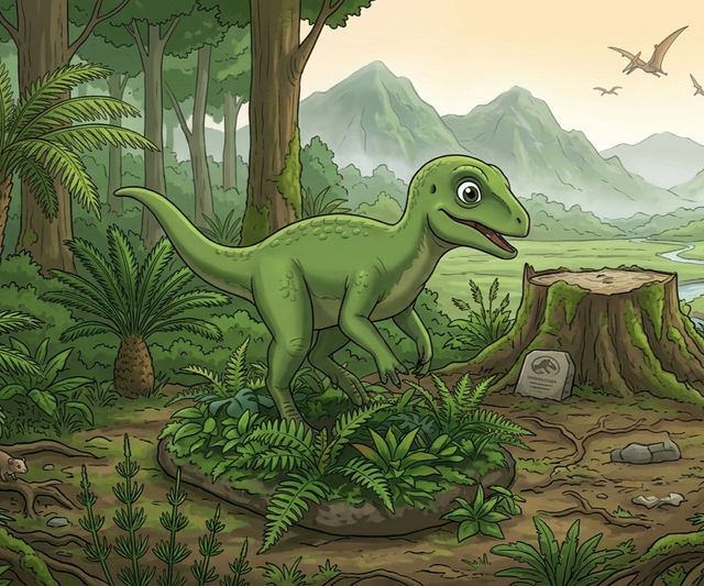 Ilustrasi Dollysaurus Generate by AI Gemini, Prompt by Ashrif