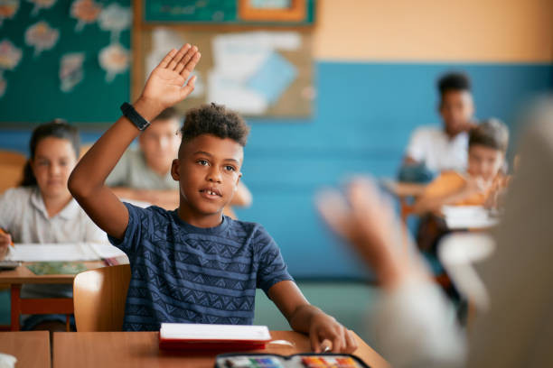 Ilustrasi siswa bertanya. Foto: Istock
