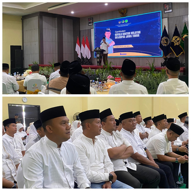 Kepala Lapas Mojokerto Hadiri Silahturahmi dan Halal Bihalal Kanwil Ditjenpas Jawa Timur (Foto:HUmasLapasMoker)