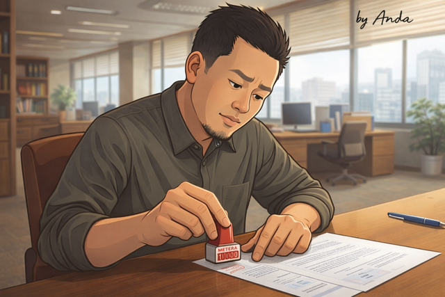 Penyederhanaan dan Digitalisasi Bea Meterai. Sumber: Anda