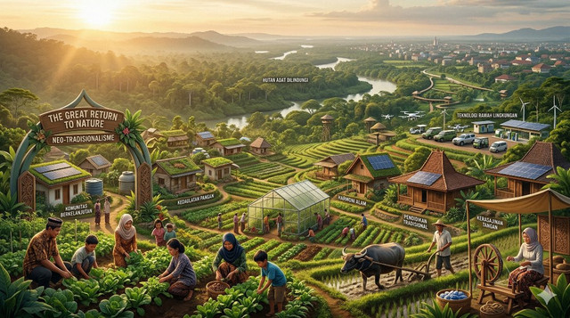 Gambar Return To Nature Generated by AI