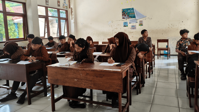 Siswa belajar sesuai dengan gaya belajar. Foto : Dok. Penulis