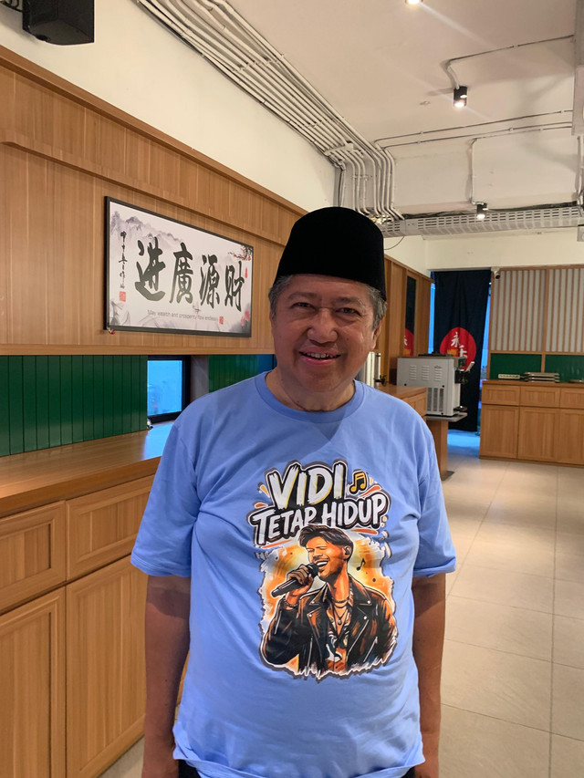 Harry Kiss, ayah Vidi Aldiano, ditemui di Veteran, Jakarta Selatan, Senin (6/4/2026). Foto: Vincentius Mario/kumparan