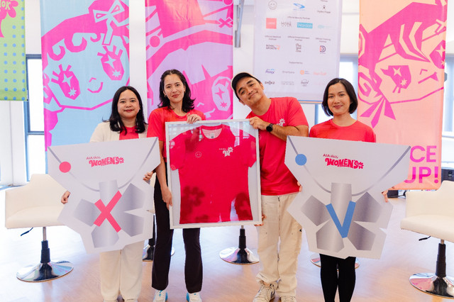 Press Conference AIA Vitality Women's 10K di SANA Studio Iskandarsyah, Jakarta Selatan, Selasa (7/4/2026). Foto: Women's 10K