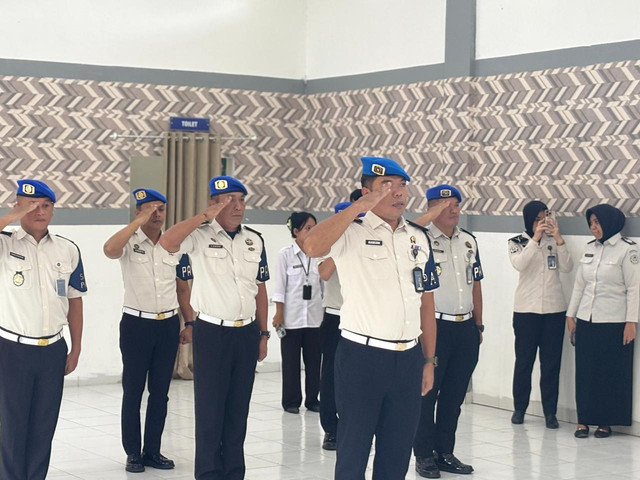 Upacara Pengukuhan Satops Patnal Ditjenpas Sulbar
