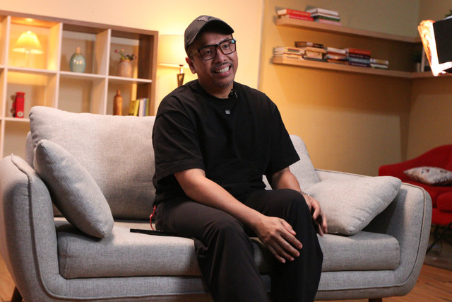 Sammy Simorangkir saat promo di kumparan pada Rabu (8/4/2026). Foto: Dzaki Fadilah/kumparan