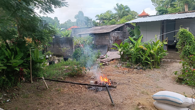 Warga di Bali masih membakar sampah untuk mengelola sampah. Foto: Denita BR Matondang/kumparan