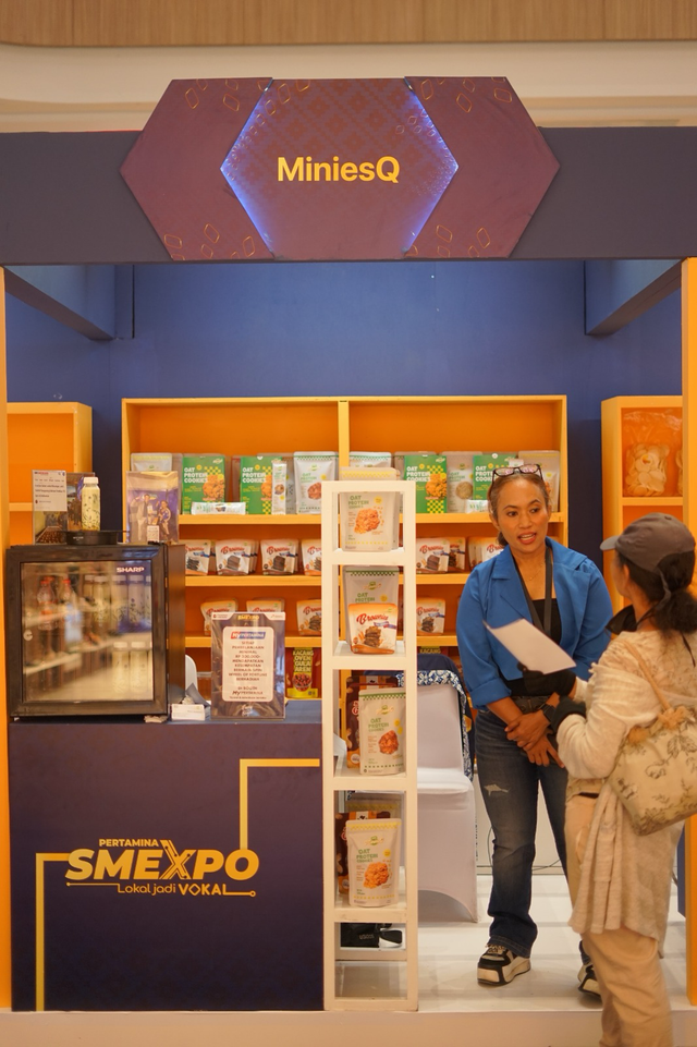 MiniesQ sebagai salah satu UMKM yang mendapat fasilitas label halal dari Pertamina. Foto: Dok. Pertamina