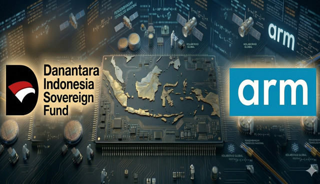 Ilustrasi Indonesia di persimpangan industri semikonduktor. Foto: Generated by AI