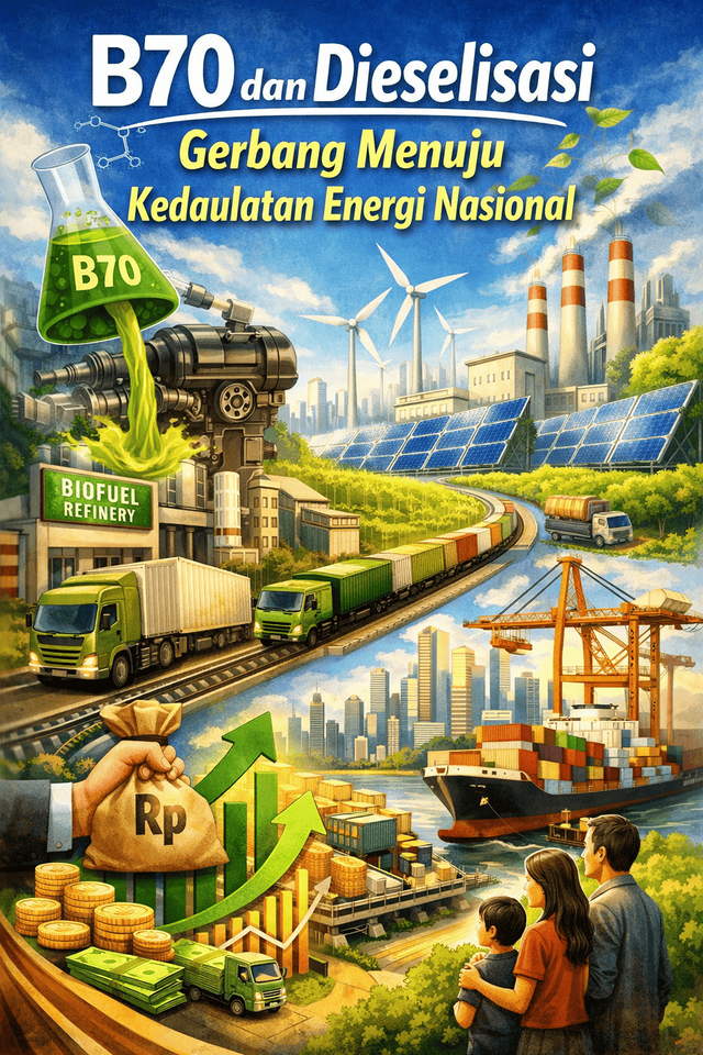 Ket :Ilustrasi proyeksi implementasi transisi energi hijau dan dampak terhadap ekonomi dan lingkungan (sumber:istimewa penulis)